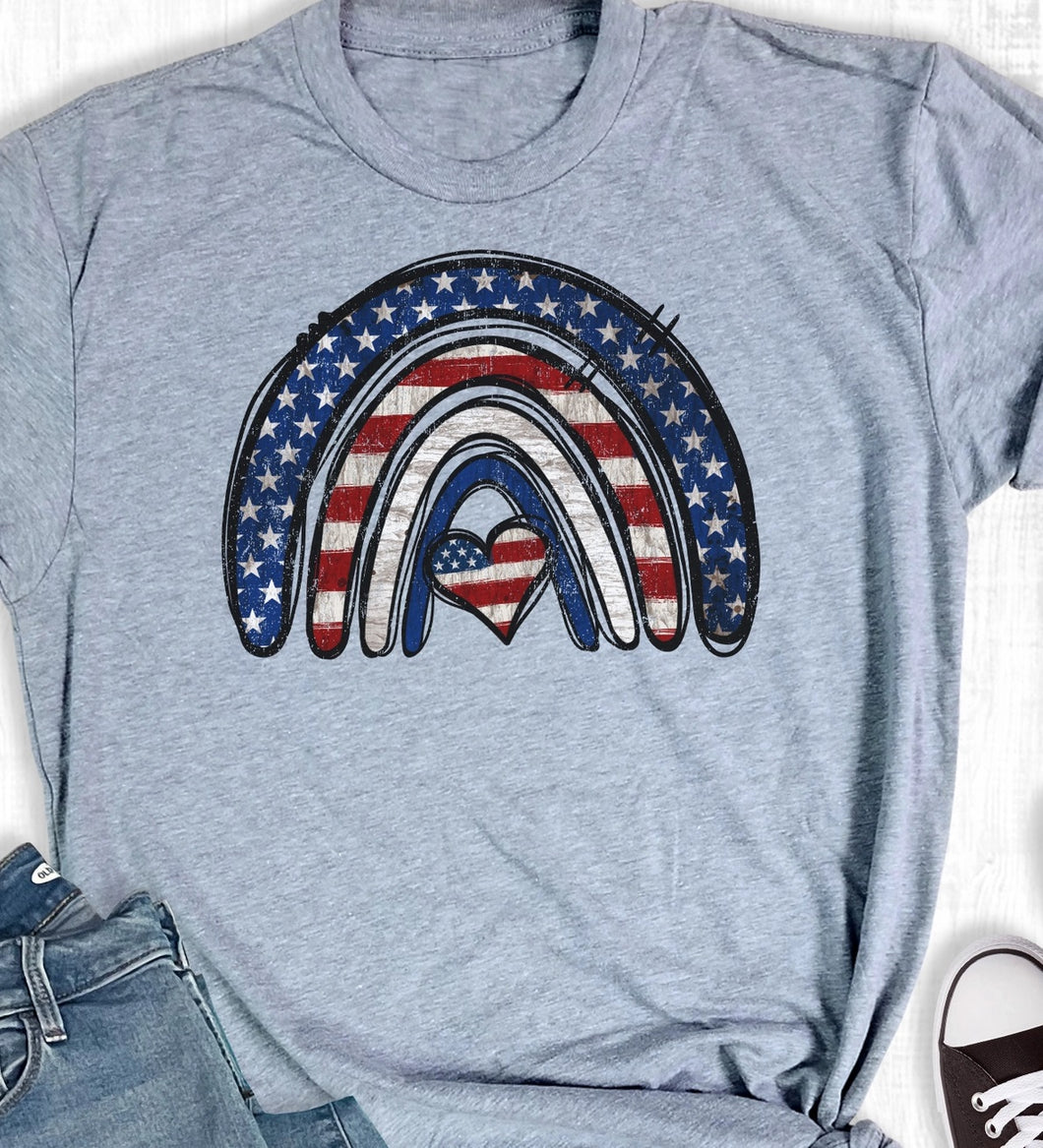 America Rainbow T-shirt