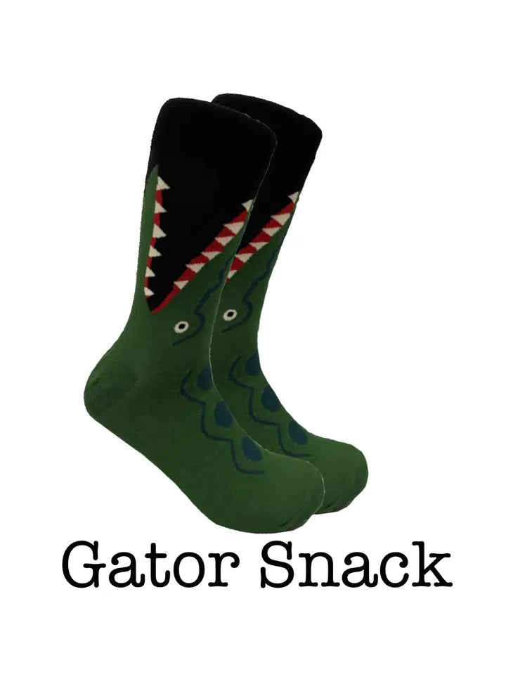 Gator Bite Socks