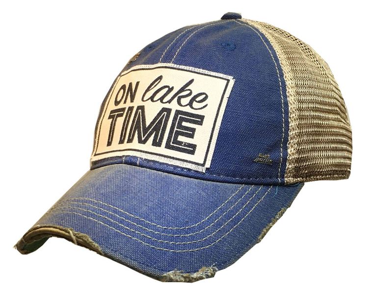 On Lake Time Trucker Hats