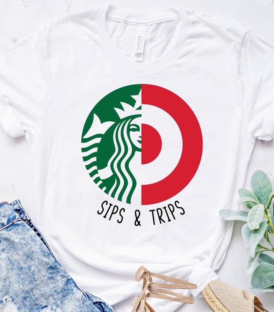Sips and Trips T-shirt