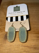 Load image into Gallery viewer, Jade green earrings
