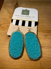 Load image into Gallery viewer, Teal earrings
